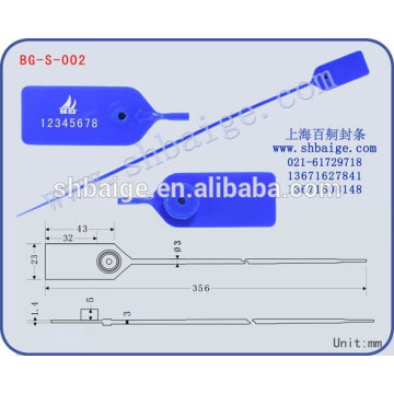 Kunststoffdichtung BG-S-002 für Sicherheitszwecke